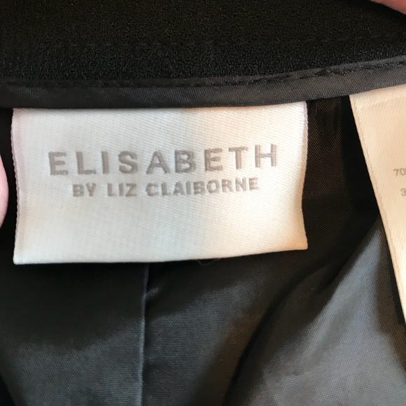🆕 Elisabeth by Liz Claiborne Black Skirt - Picture 6 of 8